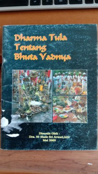 Image of Dharma Tula Tentang Bhuta Yadnya